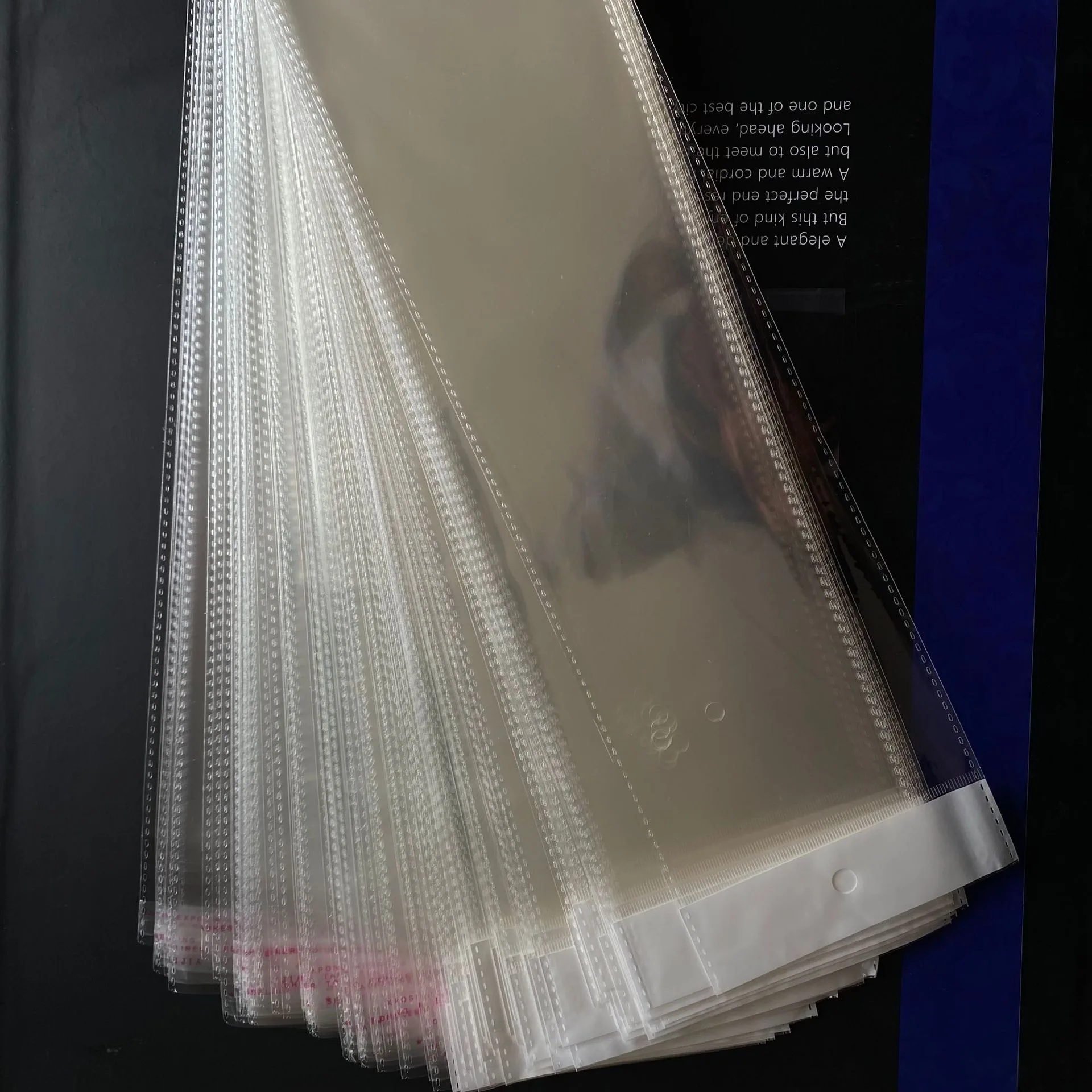 100 шт./упак. 10*80 см/60 см 32 дюйма полиэтиленовые пакеты OPP для пучков волос самозапечатывающиеся клейкие OPP PP Opp полиэтиленовые пластиковые пакеты