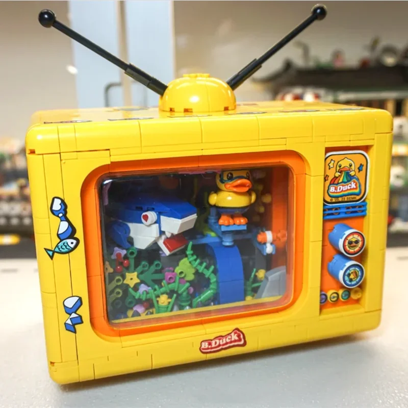 BALODY B.Duck ТВ строительные блоки собранные развивающие игрушки украшения Kawaii