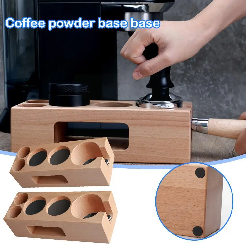 

51mm/54mm/58mm Coffee Tamper Holder Filter Stand Walnut Gift Rack Tool Maker Coffee Distributor Espresso Accessories Mat Ba P8I5