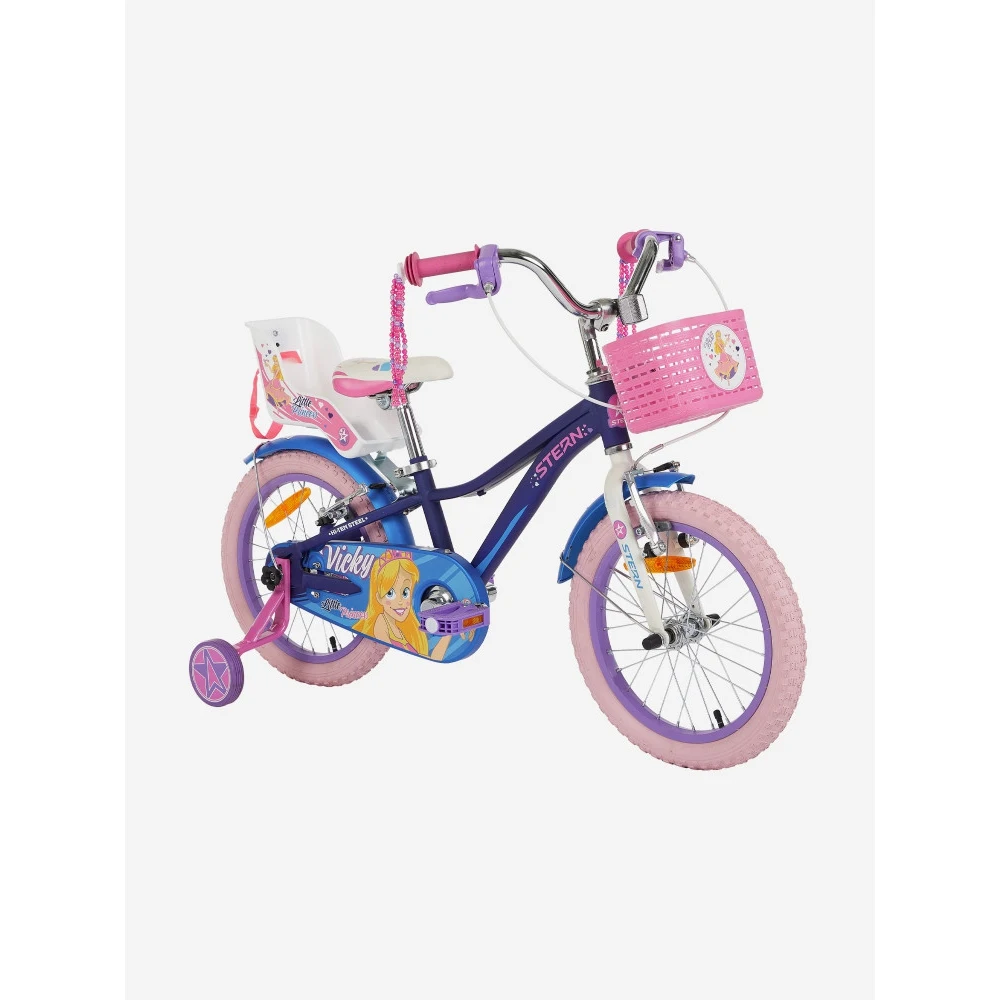 Bicycle Stern Vicky 16" for girls purple sports and entertainment riding means of transportation bicycles cycling sportmaster |