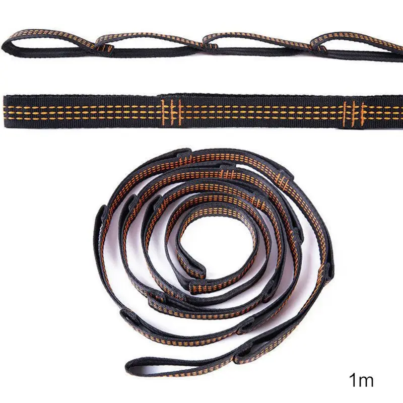 Adjustable Tree Hanging Hammock Straps Climbing Rope Aerial Yoga Hammock Belt
