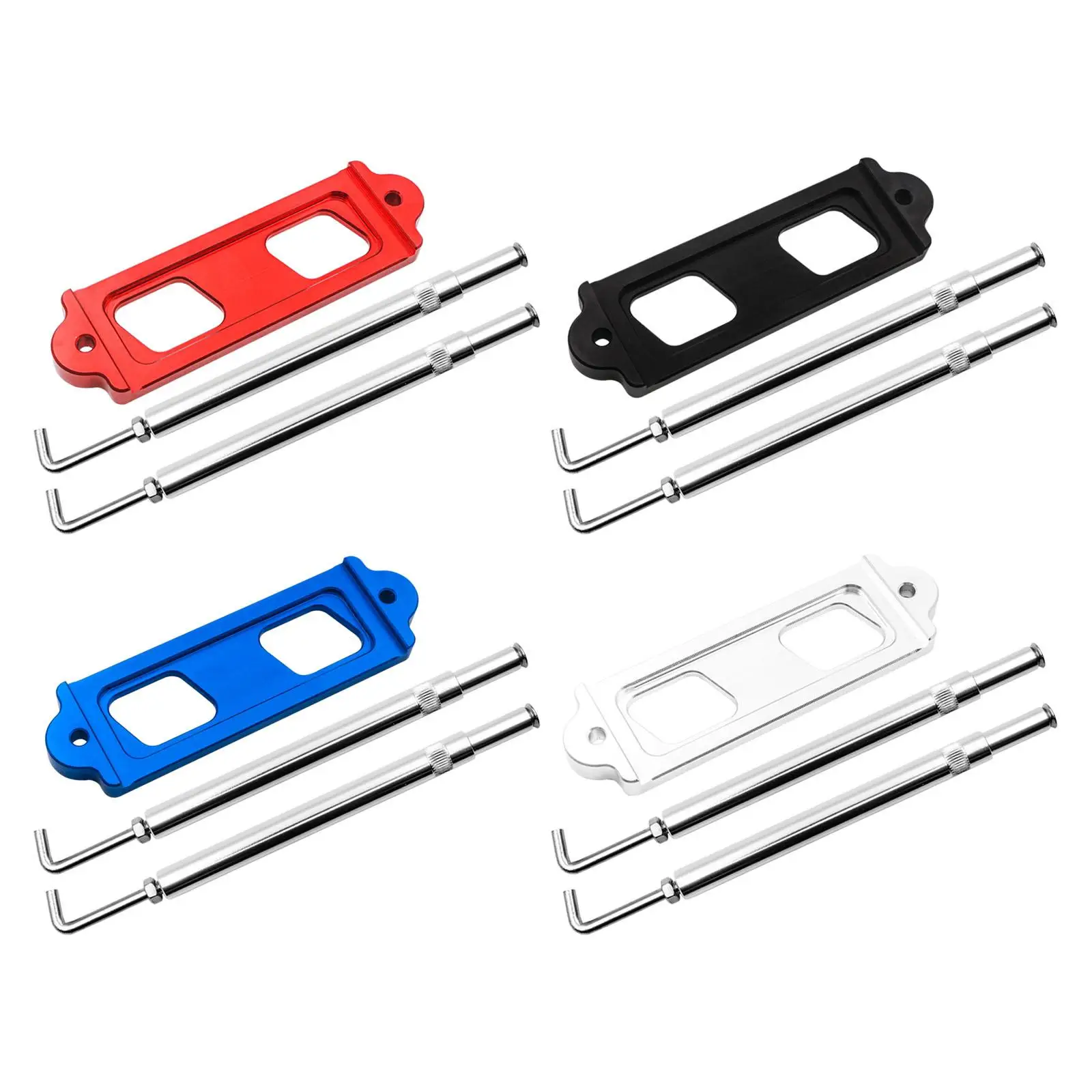 

Battery Tie Down Set, Battery Holder Aluminum Alloy Hold Down Rod for