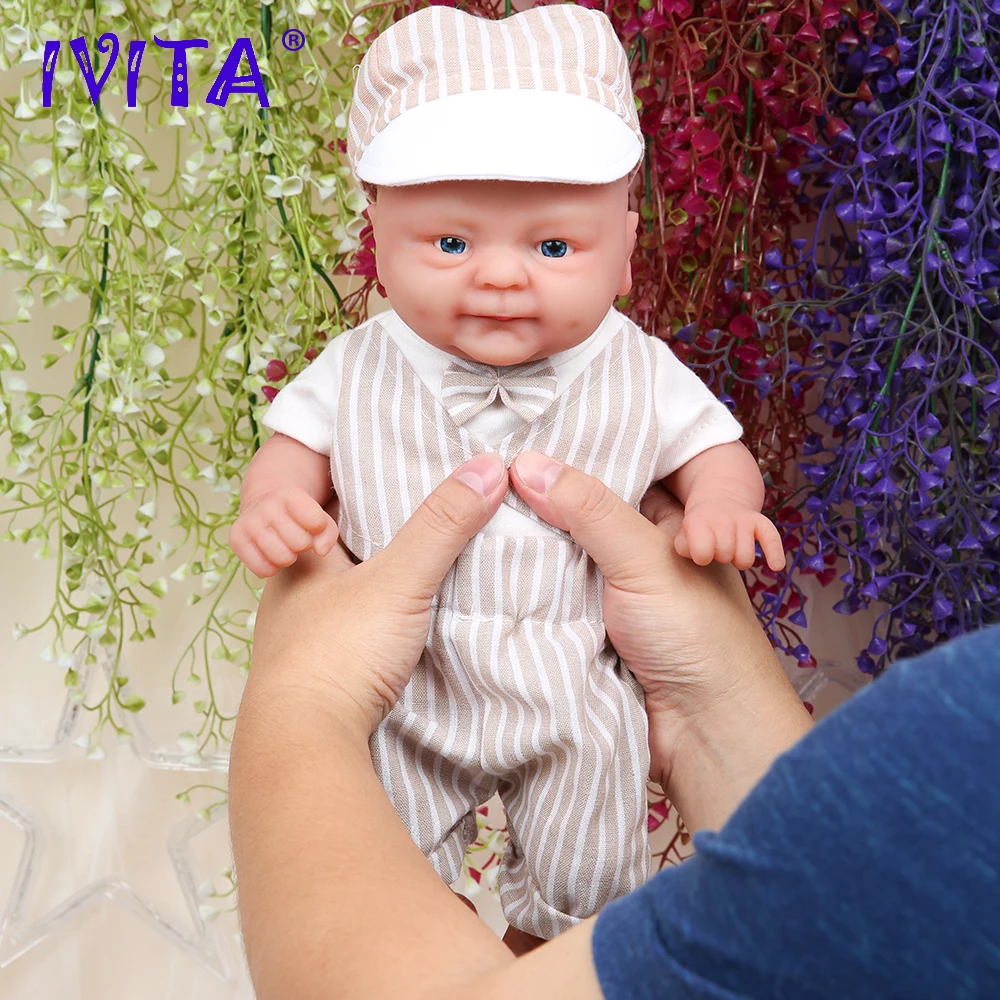 IVITA WB1512 14 дюймов 1 65 кг 100% полный корпус силиконовая кукла Reborn Bebe Коко мягкие куклы