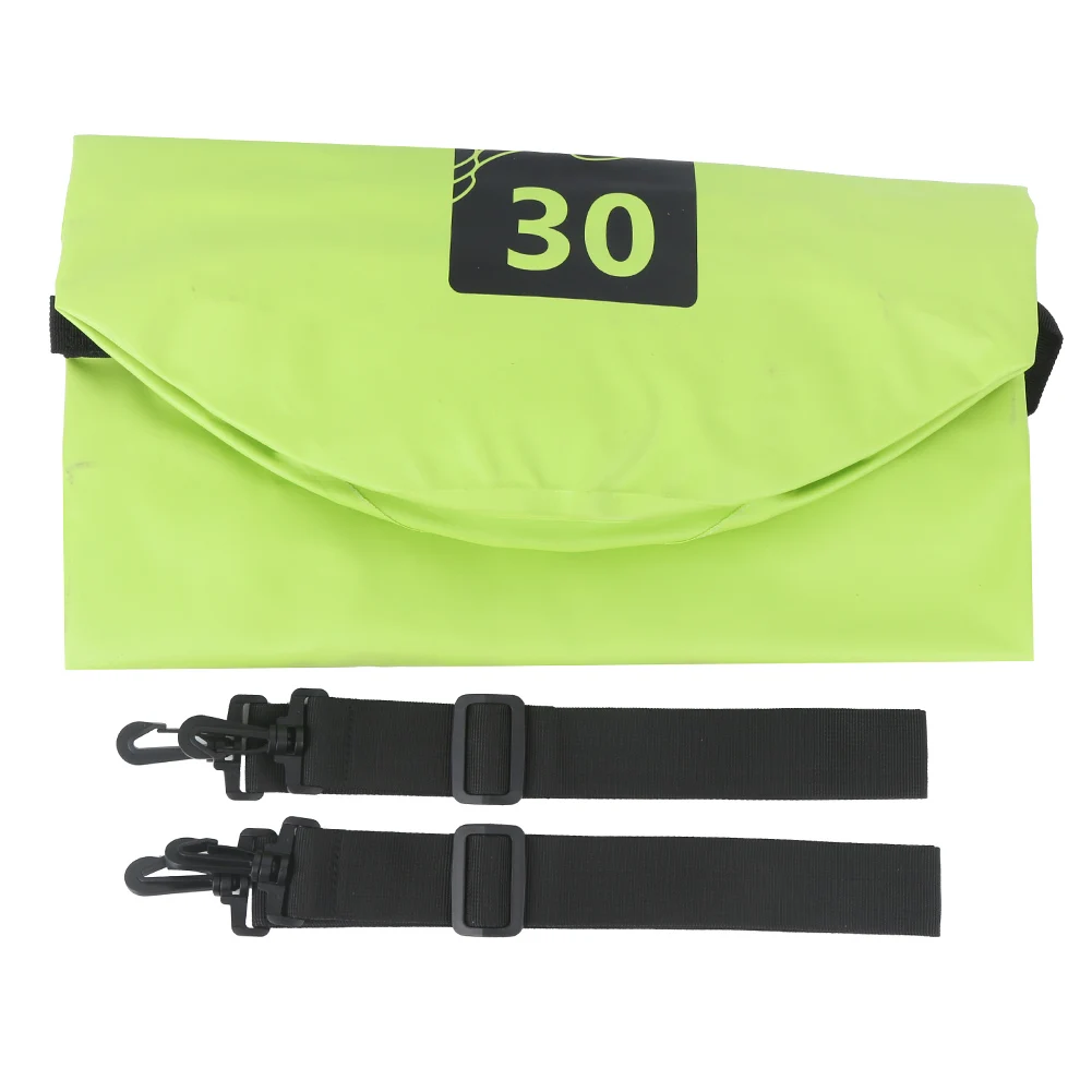 

30L PVC Green Seamless Hot Pressing Outdoor Mountaineering Travel Backpack Snorkeling Swimming Waterproof Diving Storage Bag