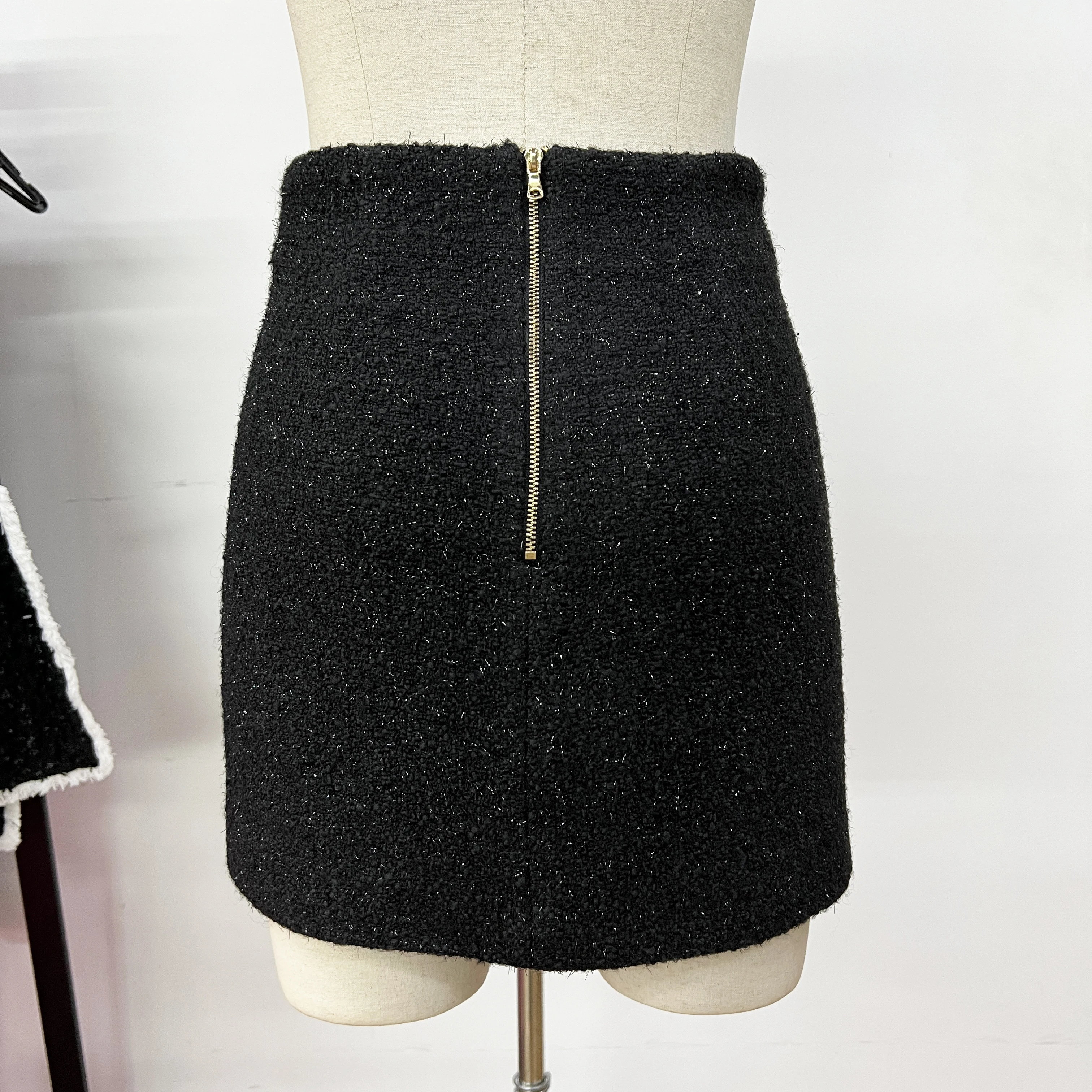 Весна-осень высококачественные Новые товары Высококачественная шерстяная юбка