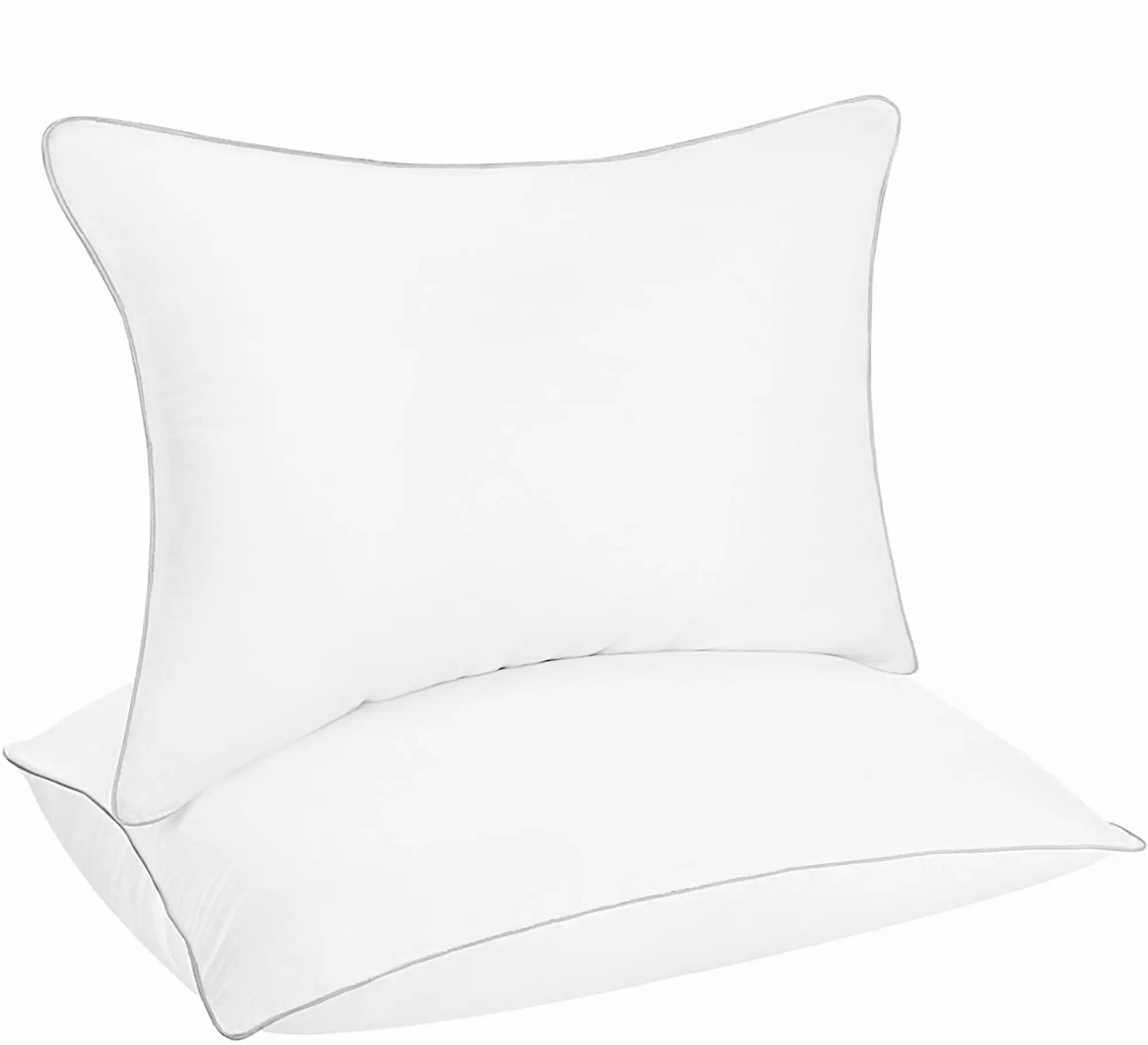 

Bed Pillows for Sleeping Standard Size Set of 2 Soft fluffy and Great Support Comfortable Hotel Cooling Pillows 2 Pack