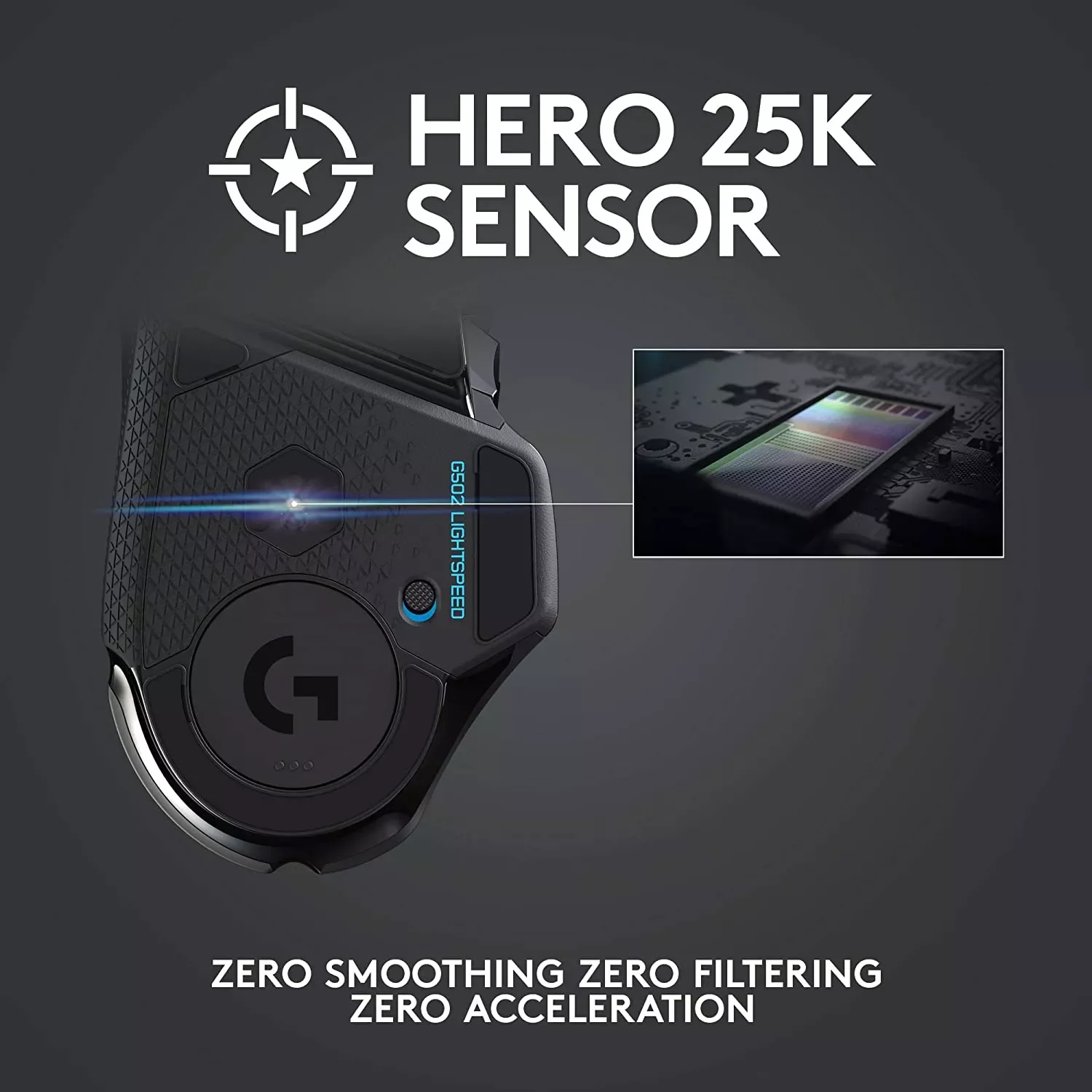 

Беспроводная игровая мышь G502 HERO LIGHTSPEED, 2,4 ГГц, 16000DPI