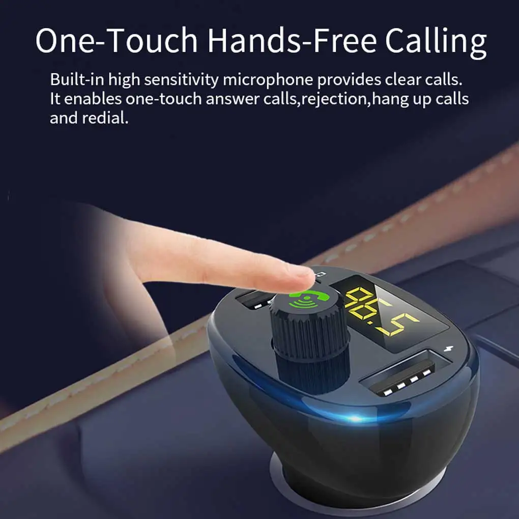 

Car Bluetooth-compatible MP3 Voltage Protection Transmitter Music Player