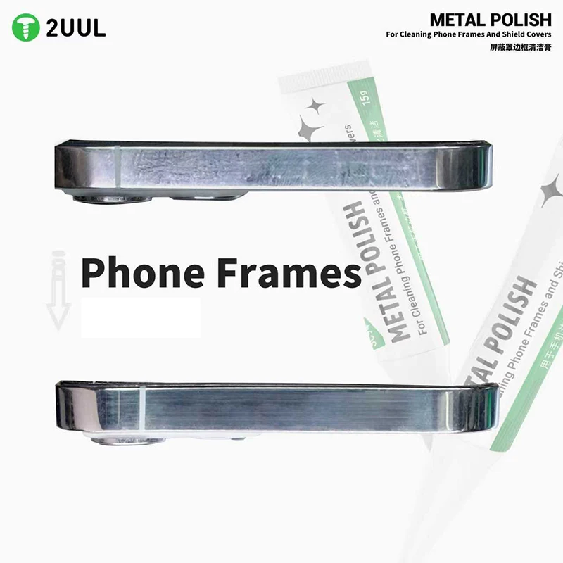 Фото 2UUL SC94 Полироль для металла для очистки рамок телефона и защитной крышки Полировальная паста Полироль для металла Средство для удаления ржавчины Полироль для металла №4