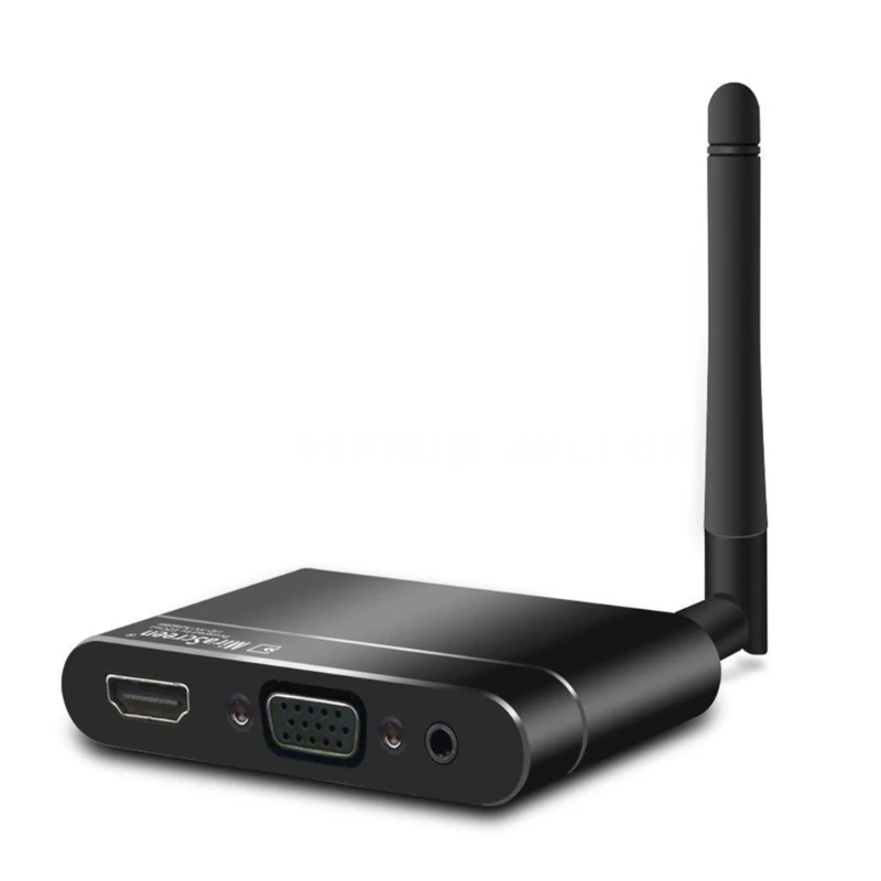 

Беспроводной адаптер X6W для домашнего автомобиля Airplay VGA + RCA AV, ТВ, зеркальный экран, зеркальное отображение, Wi-Fi адаптер дисплея