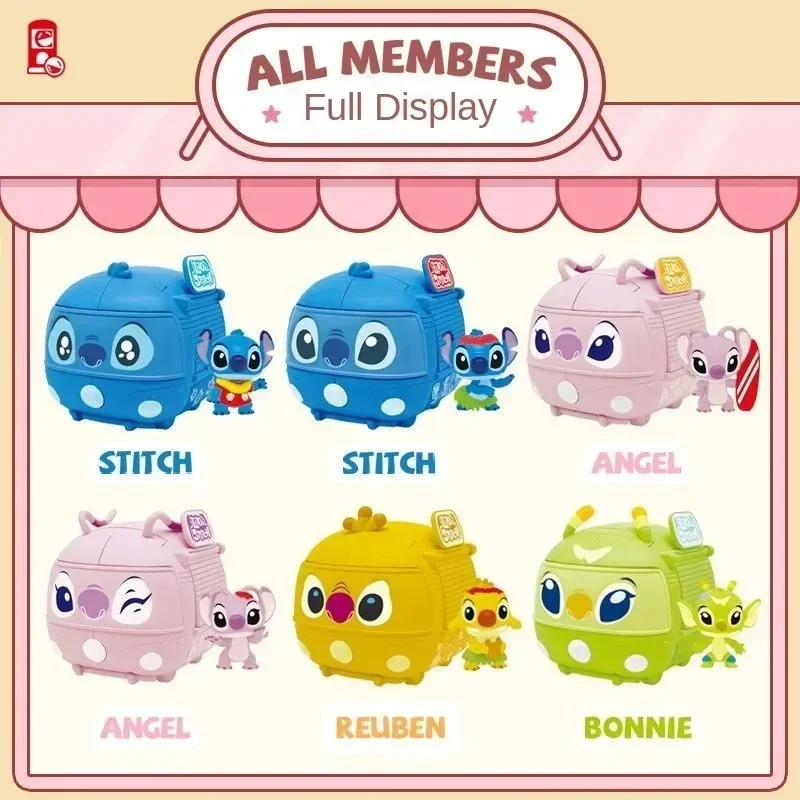 Kawaii 6 шт. новый Дисней Лило и Стич путешествия RV сюрприз слепая коробка