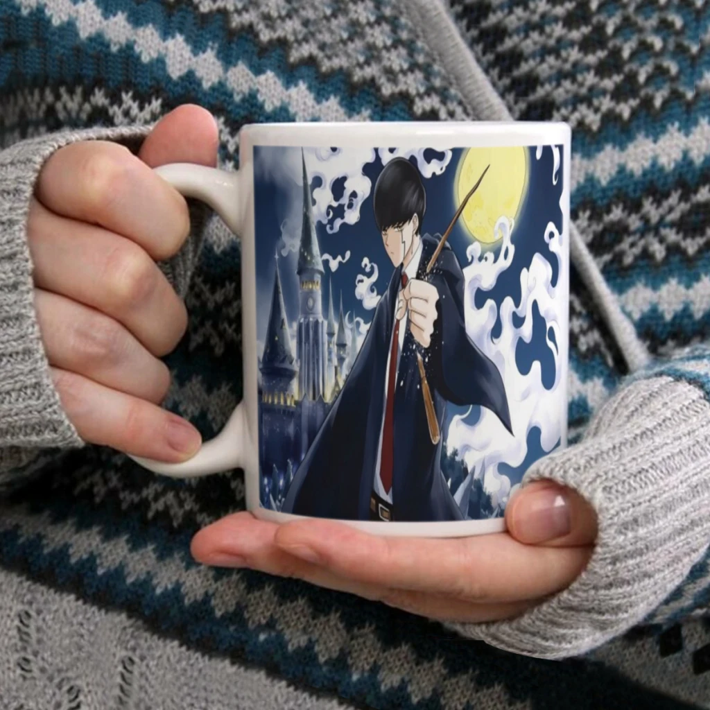 Аниме Mashle Magic and Muscle керамическая чашка кофейная овсянка для завтрака креативная