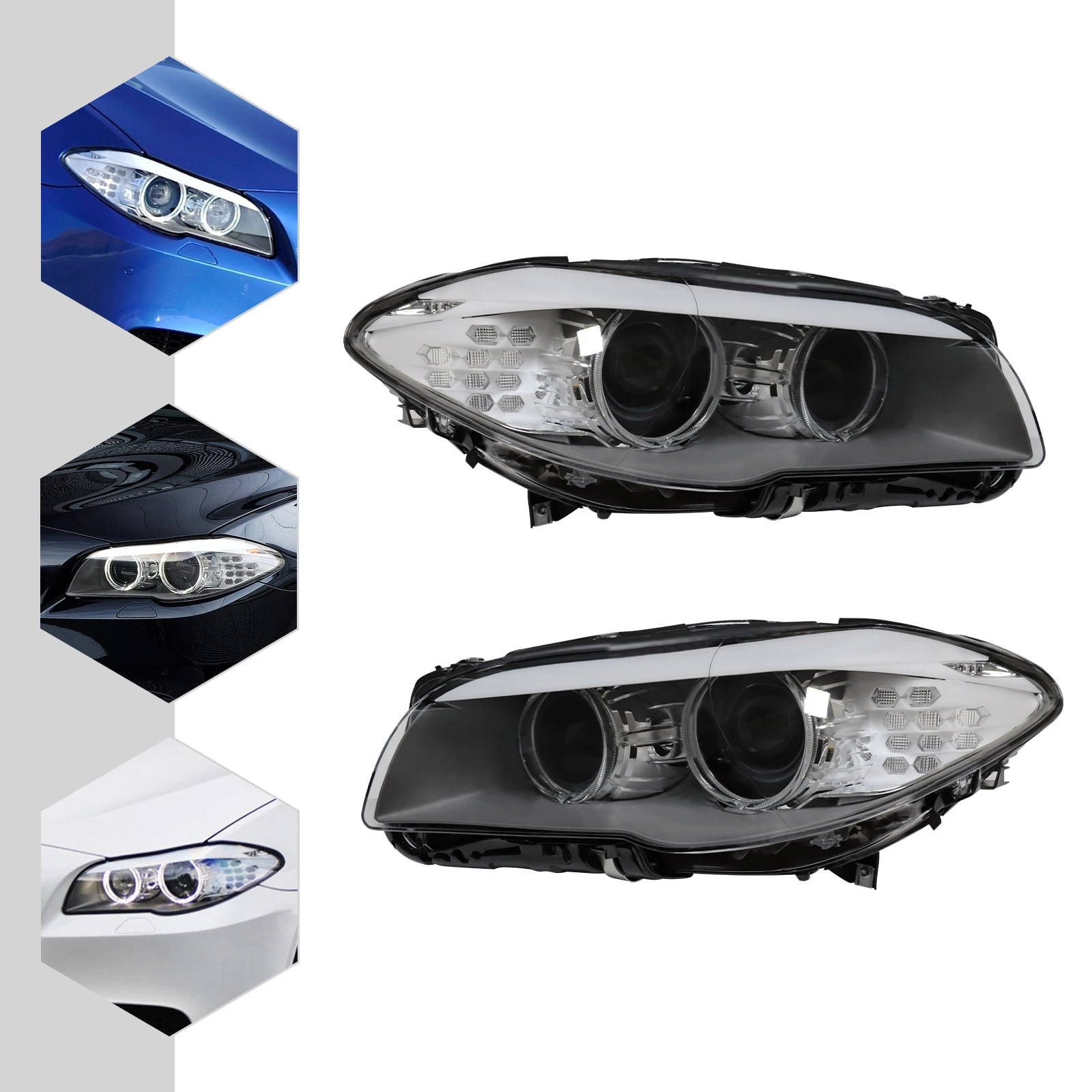 

Автомобильная фара Xenon HID фара Подходит для BMW 5 серии F10 2011-2013 550i 535i 528i 530i левая/правая боковые фары в сборе