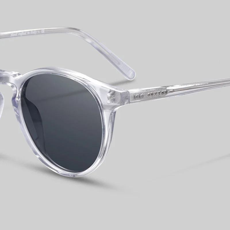 Солнцезащитные очки Gregory Peck женские ацетатные круглые поляризационные винтажные