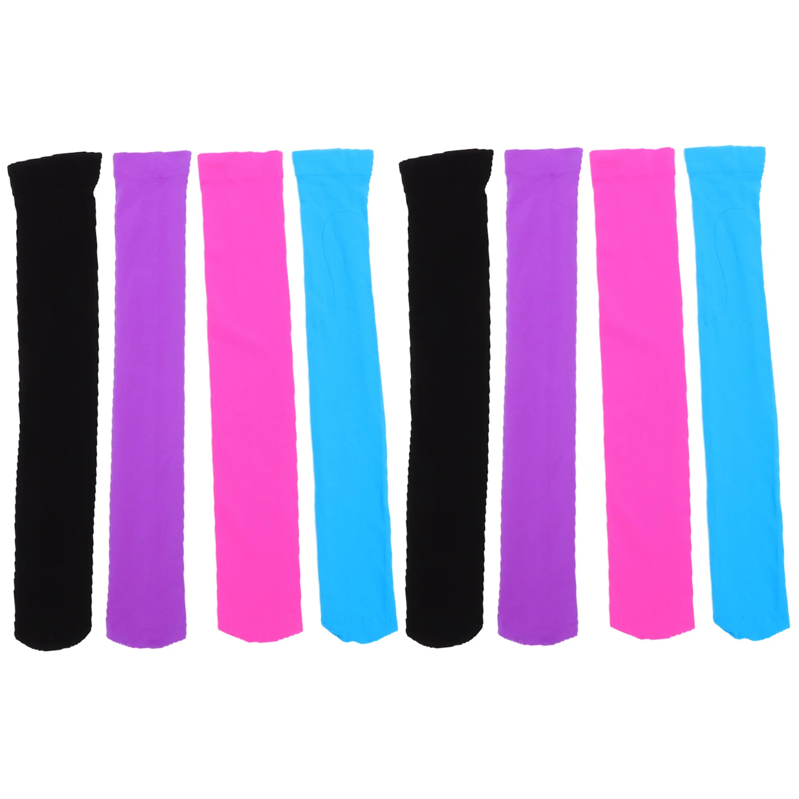 

4 Pairs Women Costume Stockings Long Tube Socks Body Girls Womens Athletic Barrel Knee High