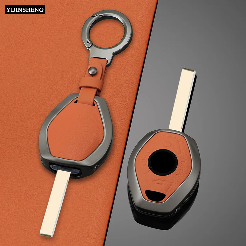 Чехол для автомобильного ключа из цинкового сплава + искусственная кожа BMW 3 5 7