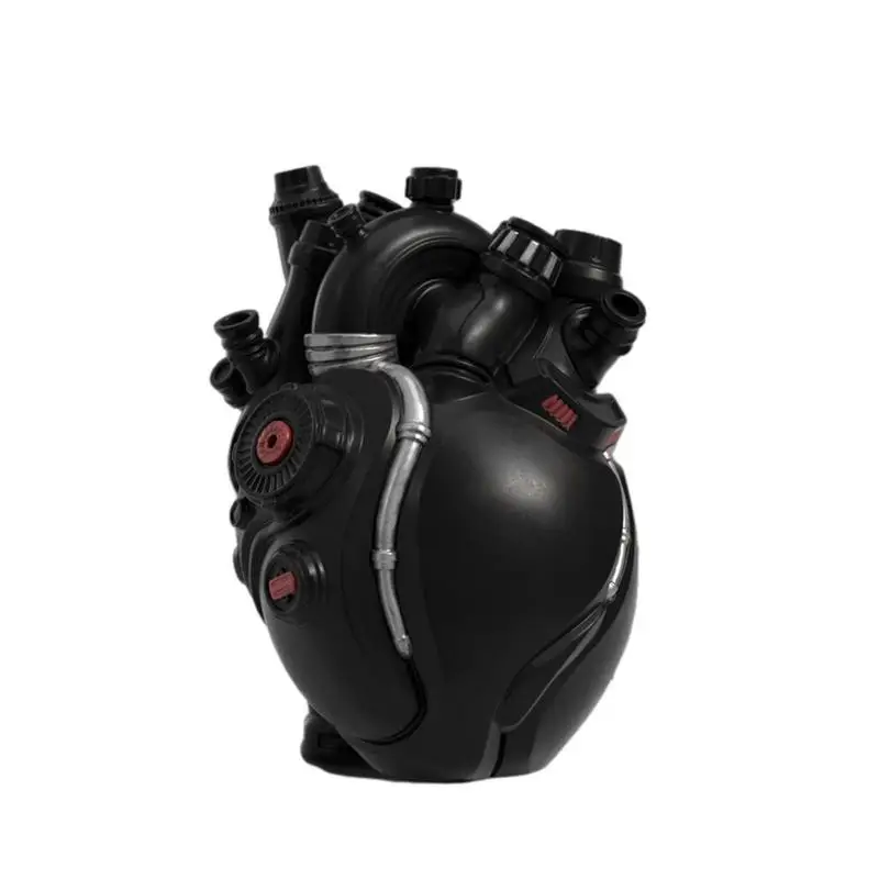 

Human Heart Vase Creative Heart Art Resin Flower Pot Desktop Centerpiece Home Decoration For Living Room Bathroom Dining Table