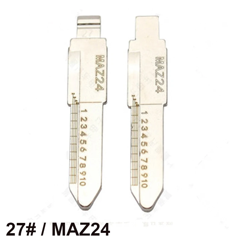 27 # MAZ24 раскладной ключ без надписей со шкалой engave line