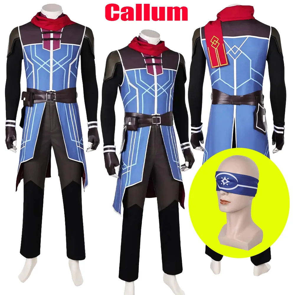 Костюм Callum для косплея маска глаз фильм Дракона косплей принца куртка брюки