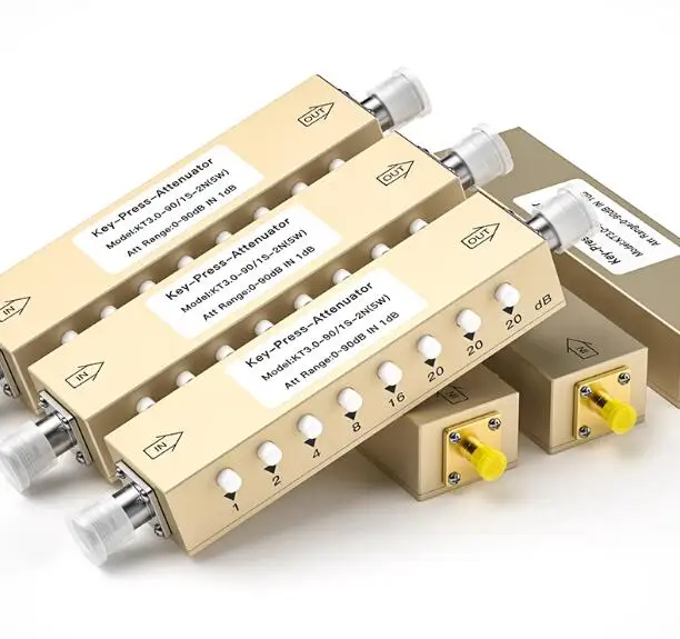 N-образный интерфейс 0-90 дБ регулируемый кнопочный аттенюатор шаговый