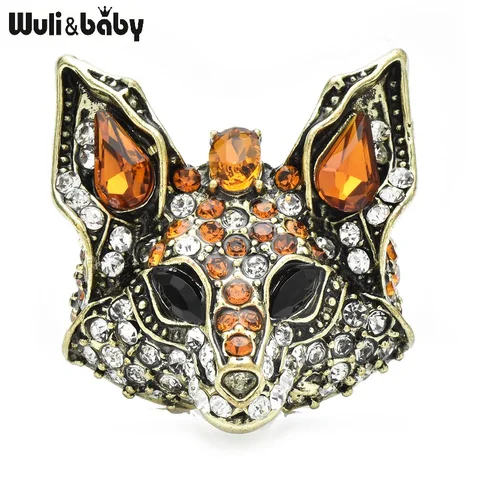 Броши Wuli&baby с лисой