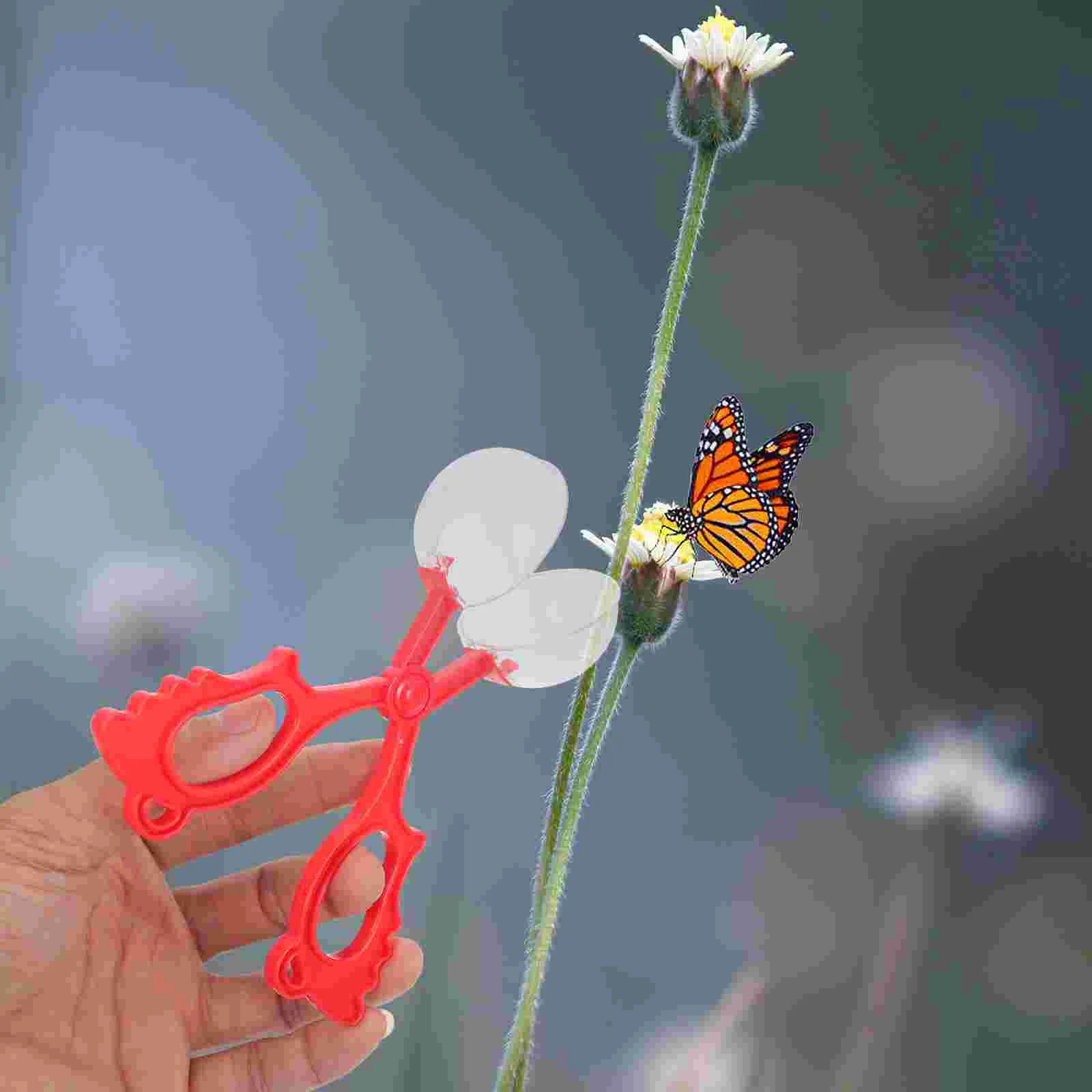 

7pcs Kid Outdoor Insect Scissors Kid Used Clamps Lovely Insect Catching Tool