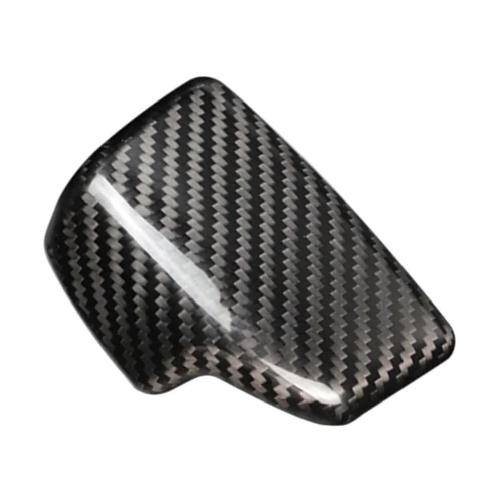 Углеродное волокно автомобильная ручка переключения передач наклейка накладка