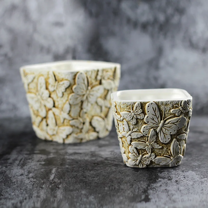 Квадратная искусственная форма для бетона силиконовые формы горшков и цветочных