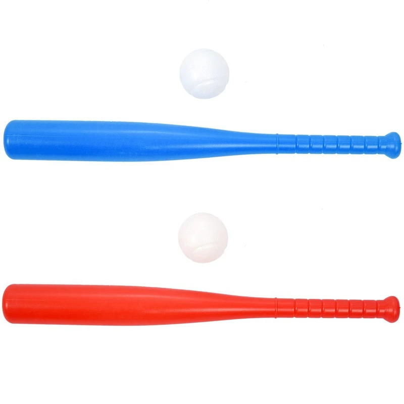 

2Pcs Souviner Baseball Bat Sports Toys Children's Toys Baseball Bat Red & Blue