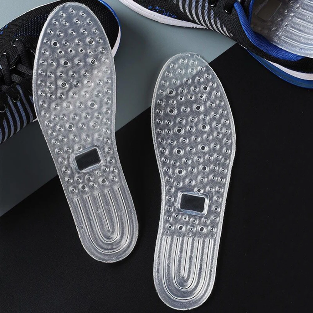 

1 pair Air Cushion Insole Inflatable Men And Women Shock Absorption Full Palm Insoles Standing Sports Accessories