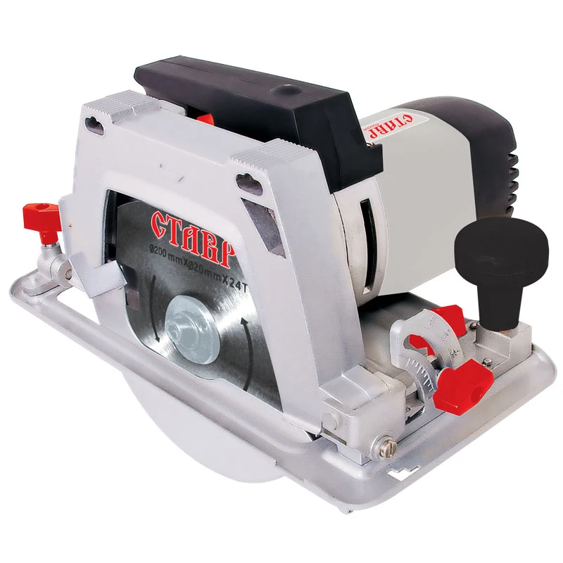 Пила циркулярная Ставр ПДЭ-200/1900 СТ (Мощность 1900 Вт диаметр диска 200 мм скорость