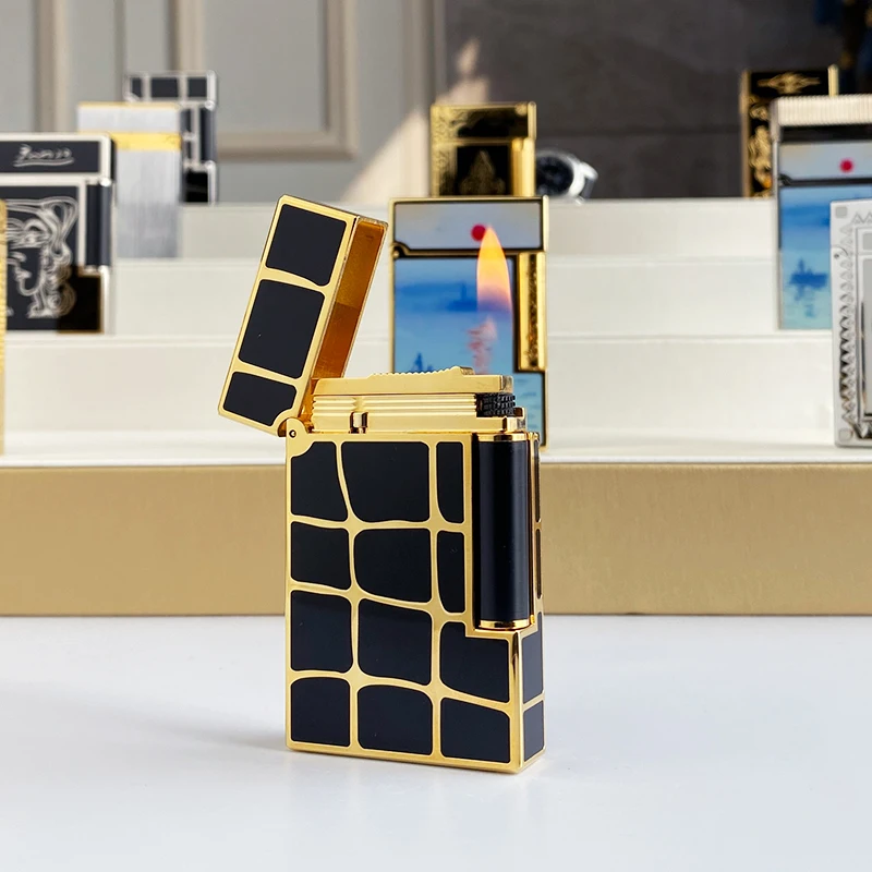 Новая памятная серия роскошная зажигалка с одним и двойным пламенем Ping Sound