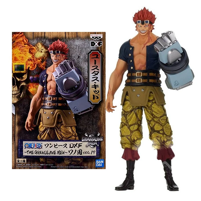

Фигура аниме Bandai для детей, оригинальная цельная детская фигура DXF, страна Васи, Eustass, любимая аниме экшн-фигурка, игрушки для детей