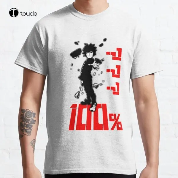 

Mob Psycho-  Classic T-Shirt T Tee Shirt Custom Aldult Teen Unisex Digital Printing Tee Shirt Fashion Funny New Xs-5Xl