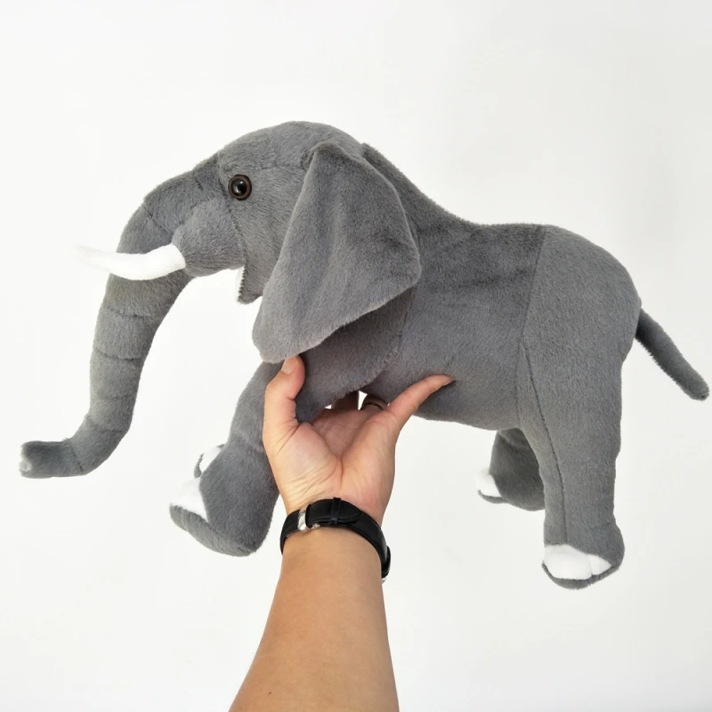 

Big Size Simulation Doll Elephant Children Stuffed Plush Toy As A For Children Kids Home Decoration Party Plush Stuffed Gifts