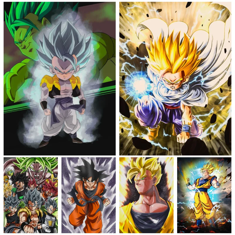 

Canvas Painting Japanese Anime Dragon Ball Vegeta Picture Wall Art Manga Decorative Painting for Modern Home Decor