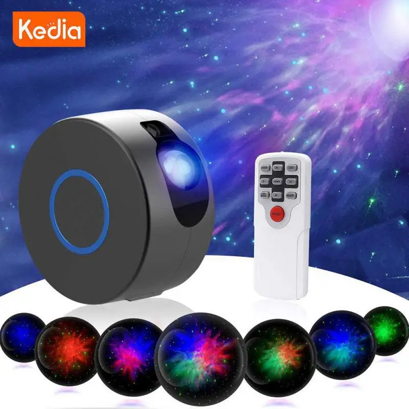 

For Home Bedroom Decoration Starry Sky Projector Lamp Kids Valentines Daygift Round Led Night Light Lighting Tools Rotatable