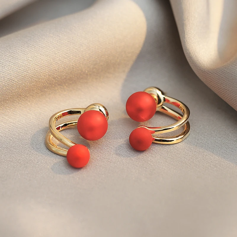 Новинка 2022 Классические Висячие золотые серьги с имитацией жемчуга на спине