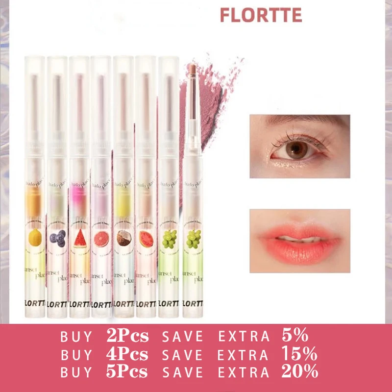 Ручка для теней для век Flortte «Я люблю себя», быстросохнущая ручка для век, долговечная Водонепроницаемая легкая в использовании ручка для подводки глаз, косметический инструмент