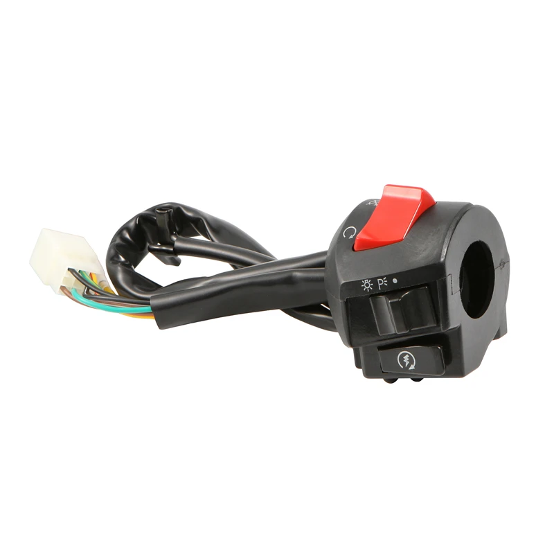 

1pc Universal Motorcycle Handlebar Switches Turn Signal Lamp Headlight Horn Fog Light Control Switch Autobike Accessories Parts