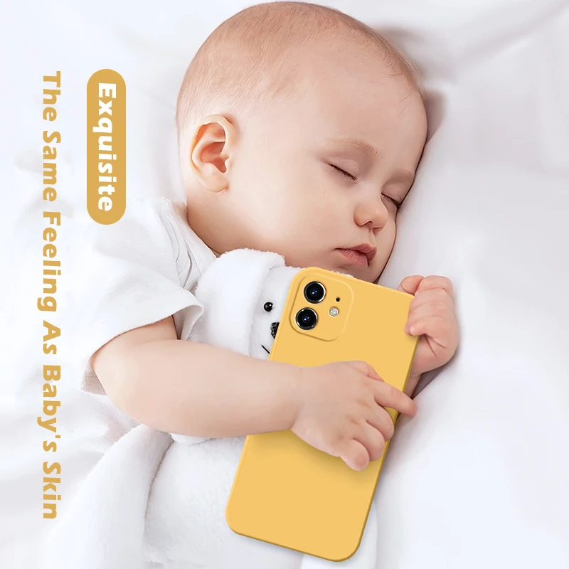 Чехол из жидкого силикона для IPhone 15 14 13 12 11 Pro Max XS X XR 7 8 Plus