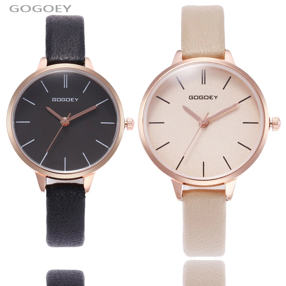 

Модные трендовые женские часы, элегантные часы с кожаным браслетом, праздничные подарки, минималистичные стильные женские часы, ультралегк...