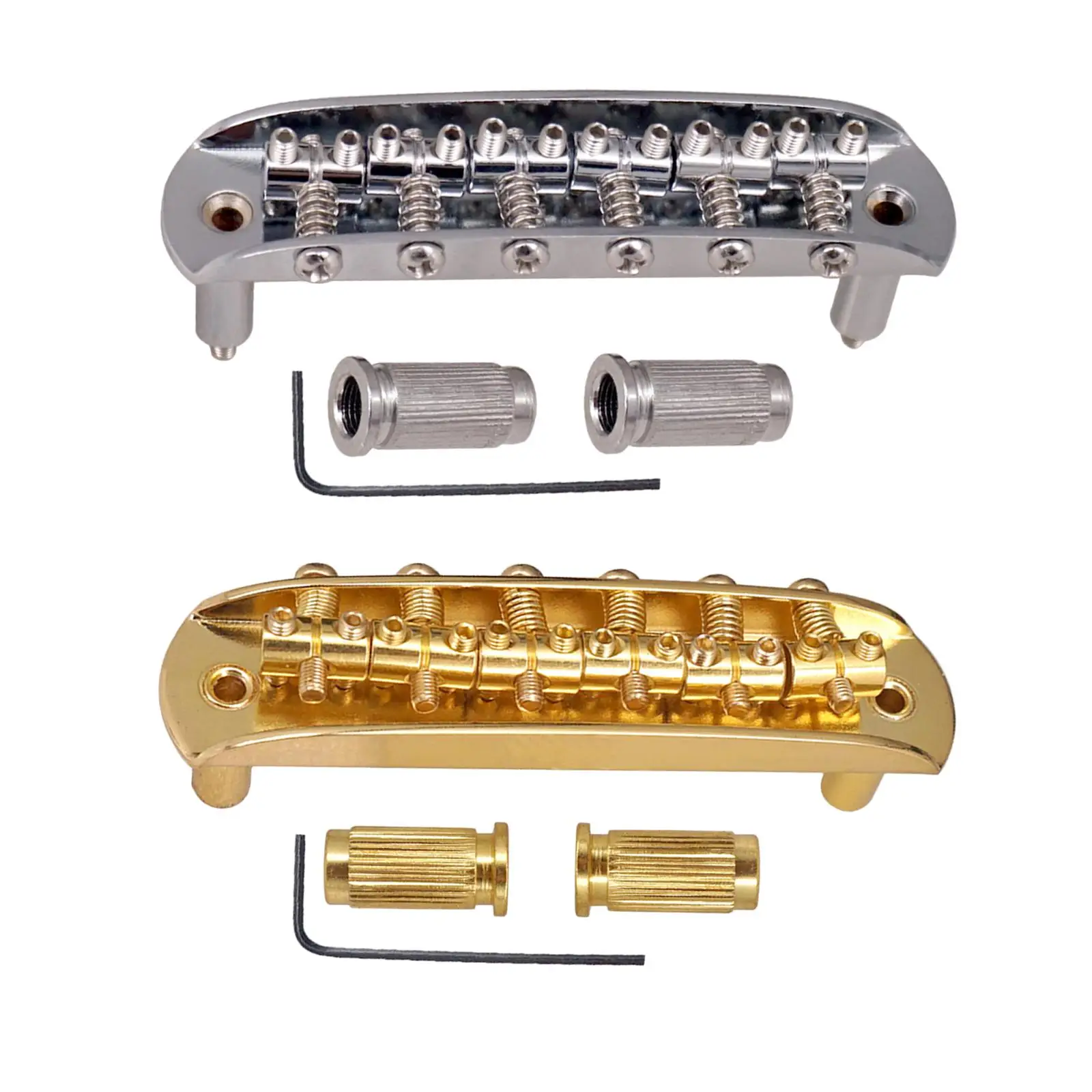 

Metal Saddle Guitar Bridge Replacement with Screws for Accessories