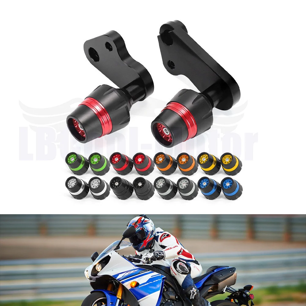 

Слайдеры рамы, защита от ударов для YAMAHA YZF-R1 2009-2014 2011 2012 2013, аксессуары для мотоциклов, падающие защитные накладки, пара