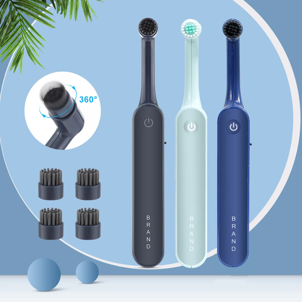 

Rotating Electric Toothbrush Rechargeable Sonic Adults Kids Smart Timer Tooth Brush Gentle Power Protects Sensitive Teeth Care