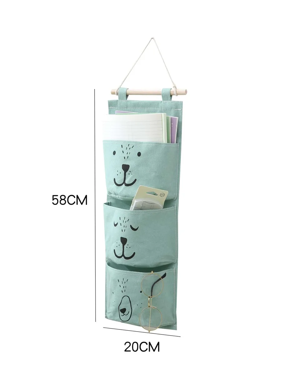 

1pc Cartoon Graphic Hanging Storage Bag