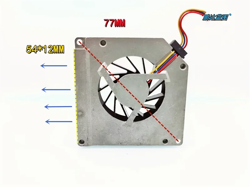 Турбонагнетатель Panasonic 60*60*12 мм измерение скорости вентилятор 5 В 6 см 6012 UDQFRPH01CFJ