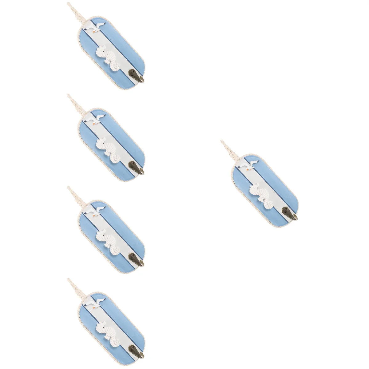 

5x Portable Hanging Wall Hook Key Hanger For Wall Decor for Storage Home Bathroom Kitchen