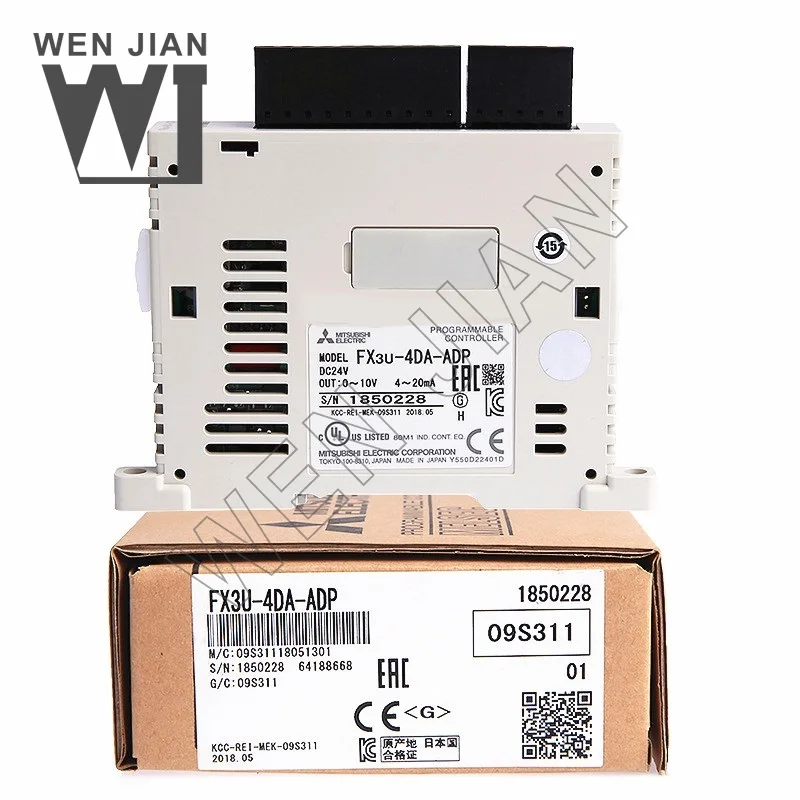 

FX3U-4DA-ADP plc Mitsubishi Analog output adapter 4-channel voltage output fx3u-4da-adp Module