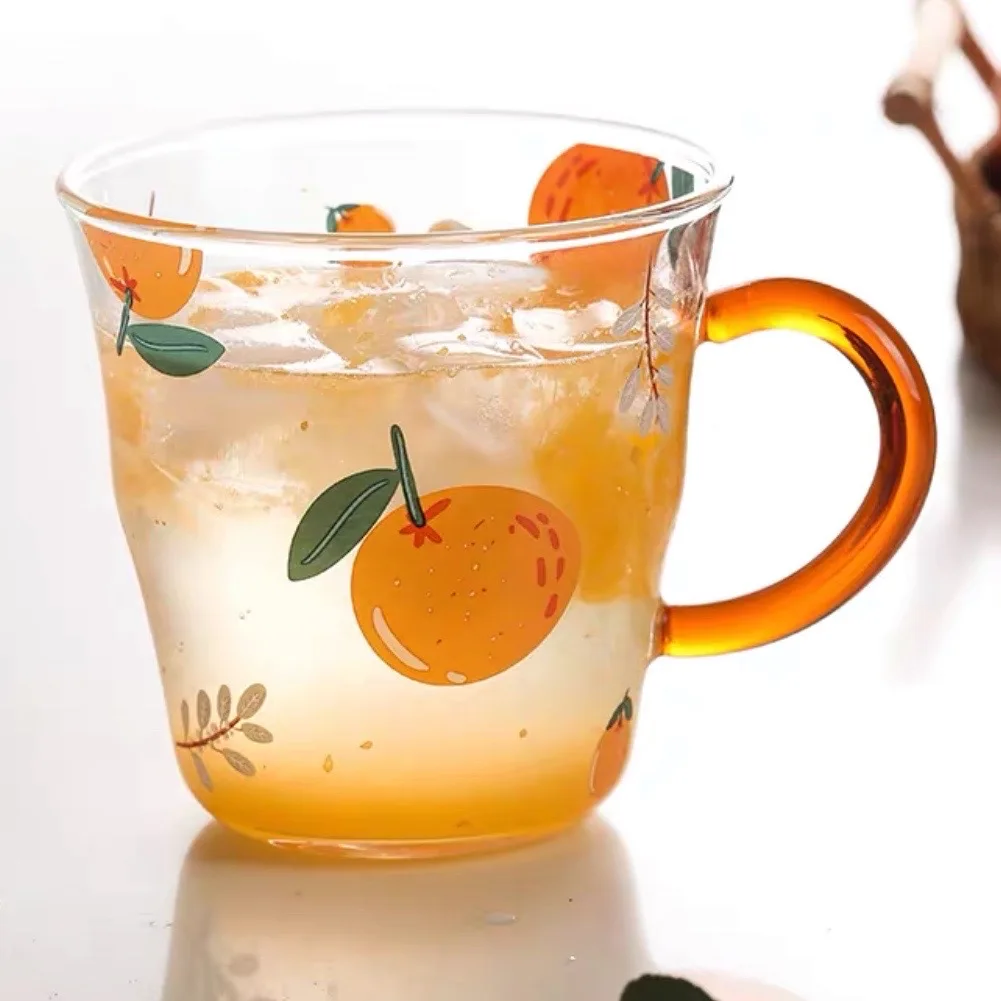 

инвертор Glass Handle Cup Leche очки для рыбалки Mug Borosilicate Creative Drinking Water Household Coffee Milk Cups очки